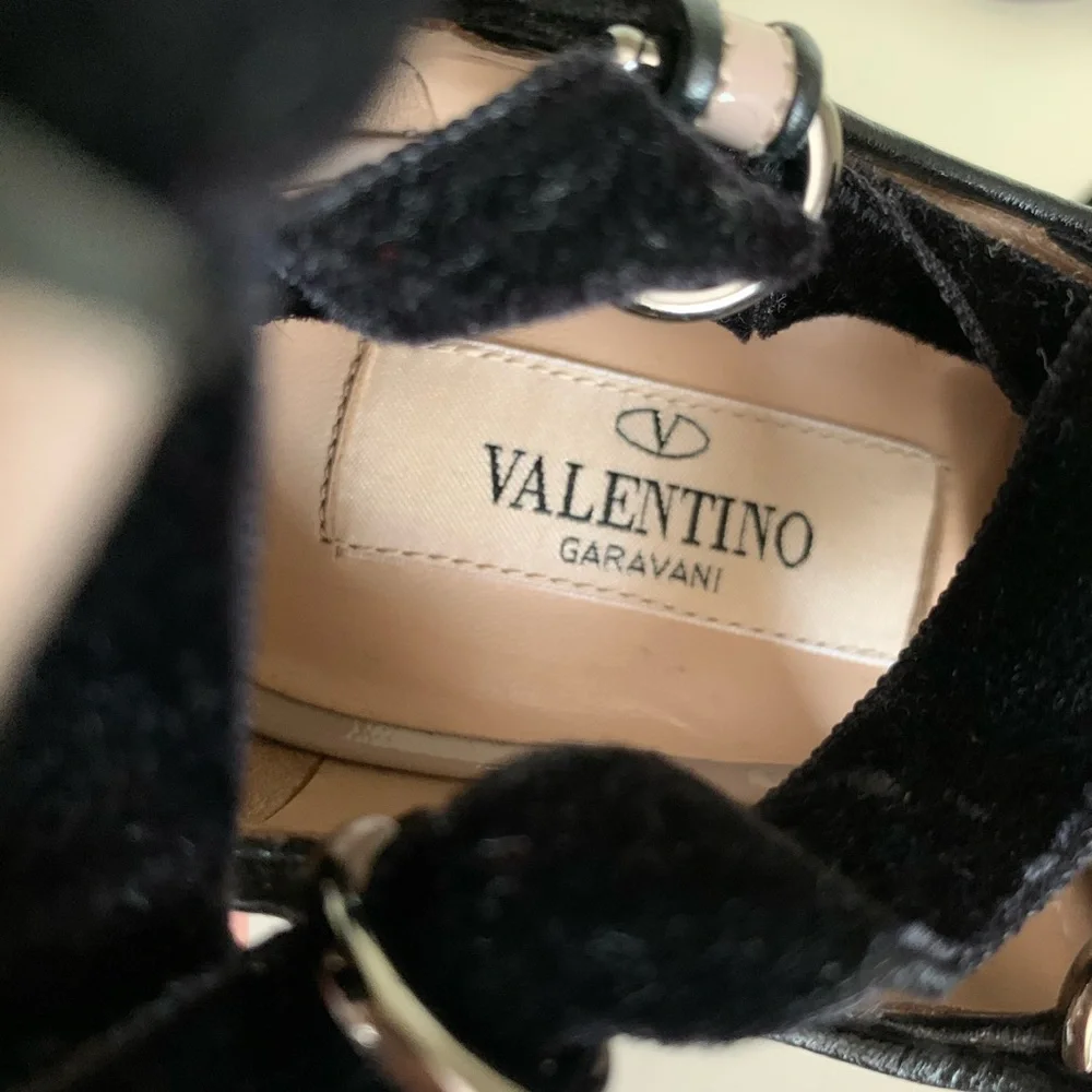 New Valentino ballerina patent heels